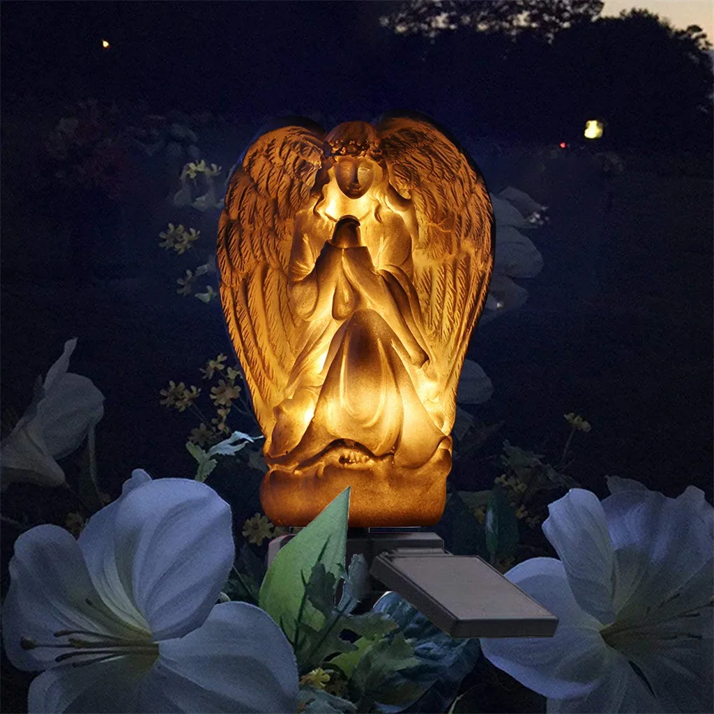 Светодиодный ные садовые светильники солнечные ночные в форме совы светильник