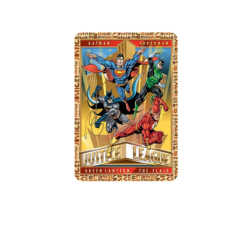 Бэтмен плакат с изображением Халка потертый шик винтажная металлическая