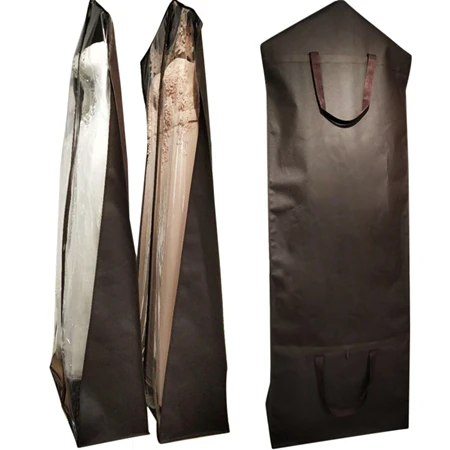 1 шт нетканый материал для свадебное платье Пылезащитный чехол для свадебной одежды подвесная сумка для хранения одежды Пыленепроницаемая сумочка