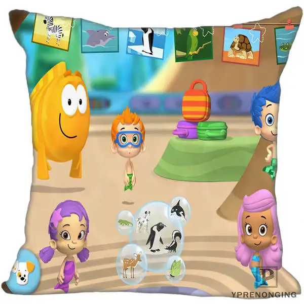 Square Pillowcases Заказная декоративная наволочка Bubble Guppies квадратная Наволочка на молнии лучший подарок(с одной стороны) 180516-23 - Цвет: Square Pillowcases