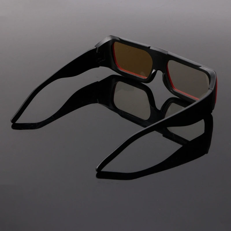 OOTDTY 3D очки двухцветная оправа круговые поляризационные пассивные стерео для