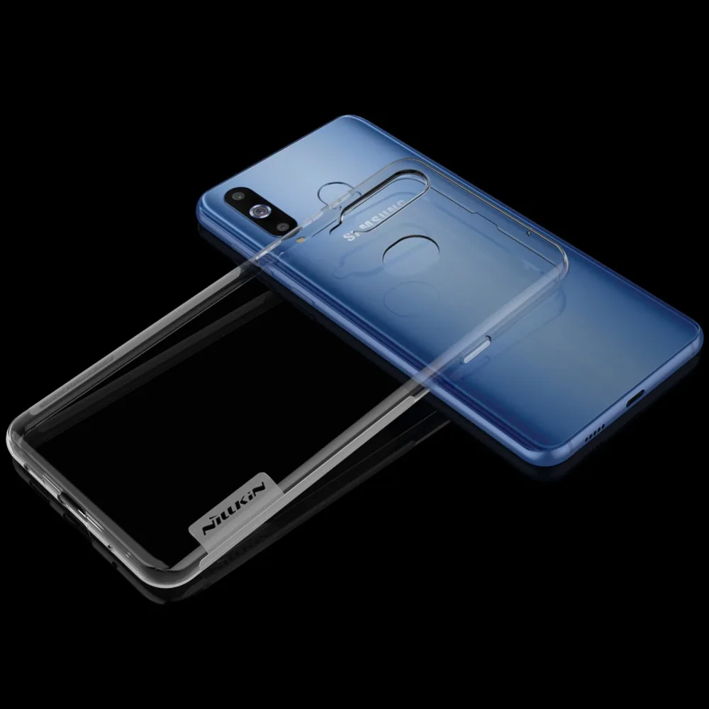 Чехол NILLKIN Nature из ТПУ для Samsung Galaxy A8s мягкий прозрачный силиконовый чехол телефона