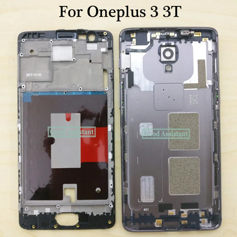 Для Oneplus 3 3T 1 + знака после A3000 a3003 A3010 Корпус Батарея задняя крышка мобильный