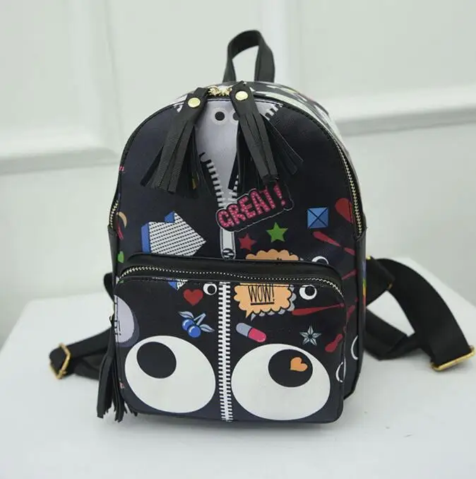 Женский пакет 2016 летний новый модный хан издание печать рюкзак сумка улица |