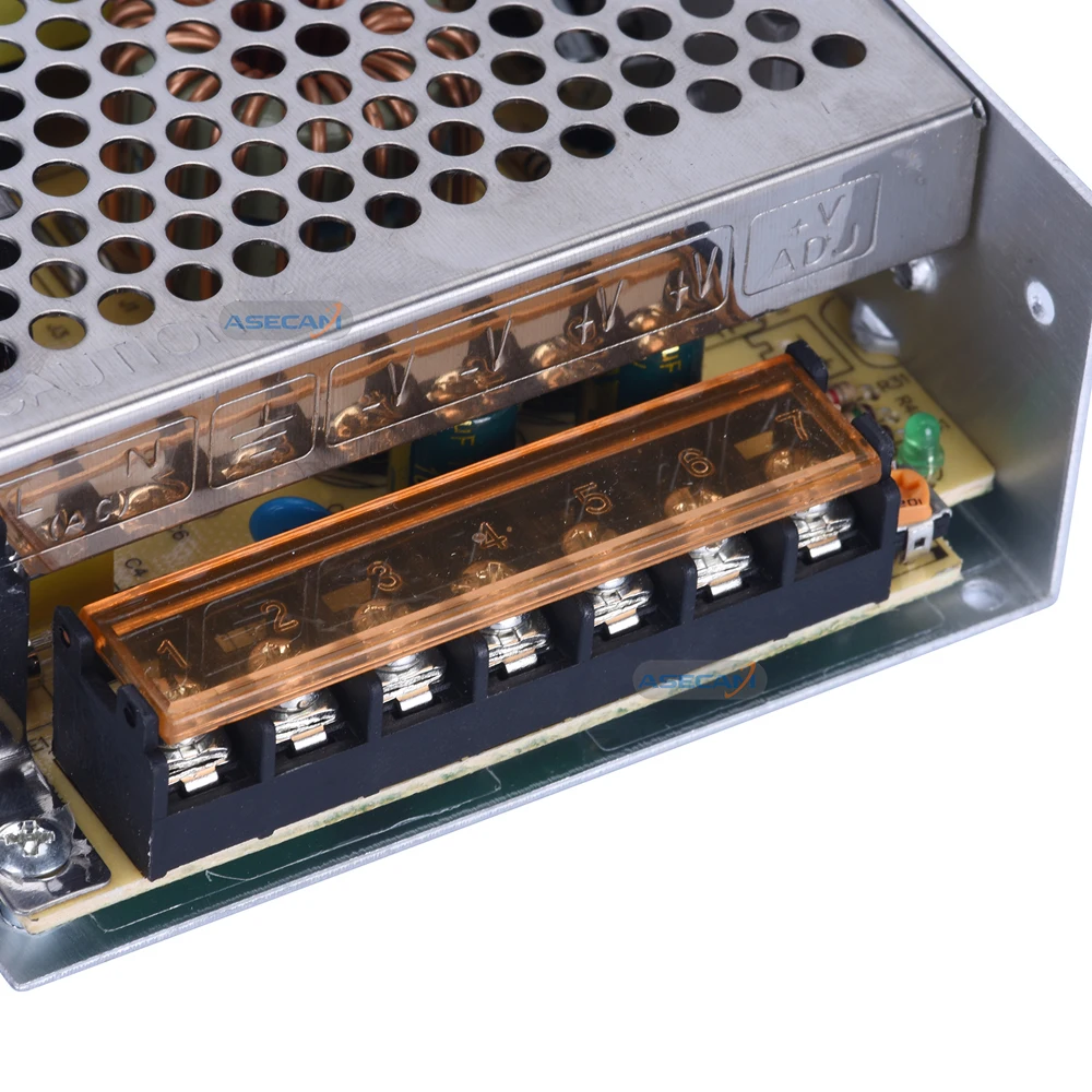 12 V 10A универсальное регулируемое Переключение светодиодный Питание трансформатор для безопасности Камера CCTV светодиодный радио Светодиодные ленты освещения