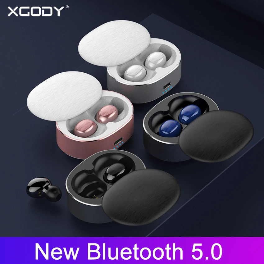 Беспроводные наушники XGODY B20 TWS Bluetooth 5 0 мини портативные стереонаушники с
