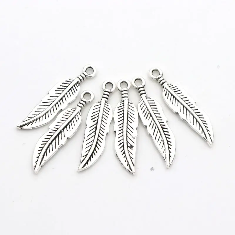 20 шт. металлические подвески в виде листа|Шармы| |