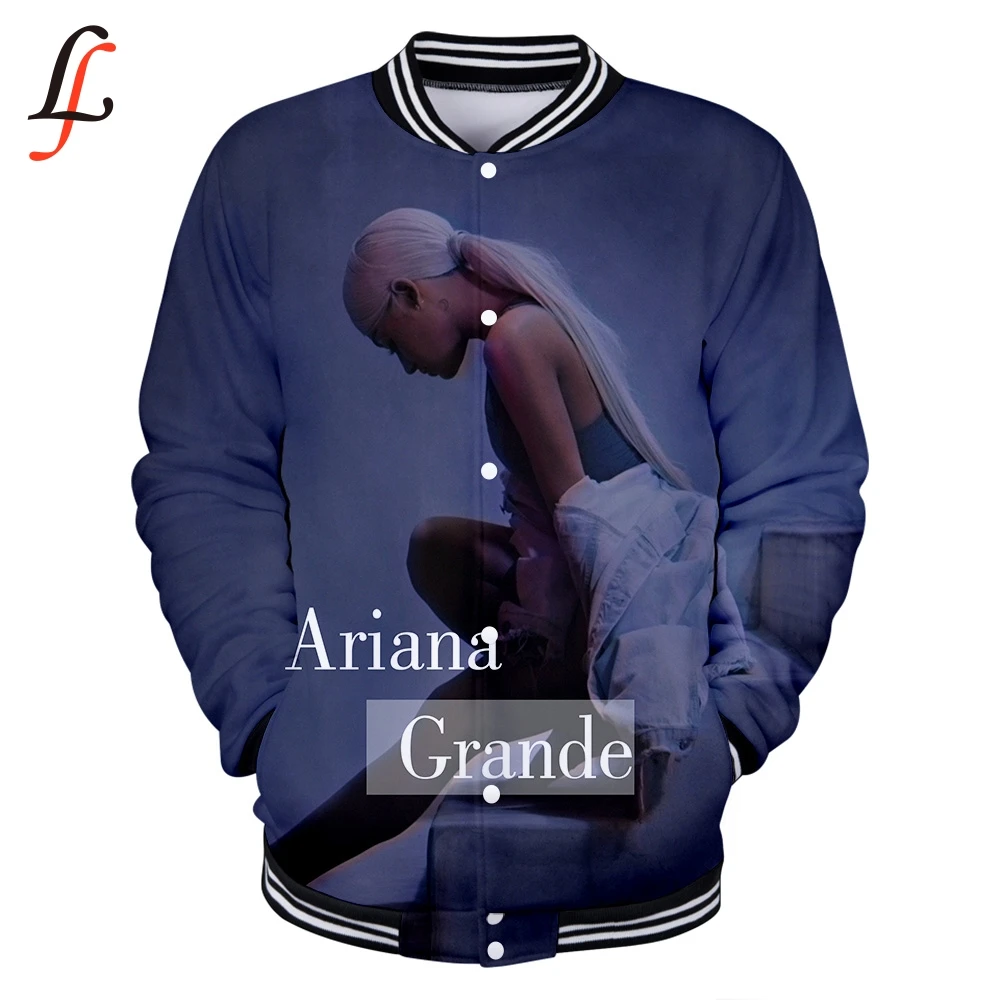 Хип-хоп модная брендовая одежда Ariana Grande подсластитель 3D Мужская/Женская