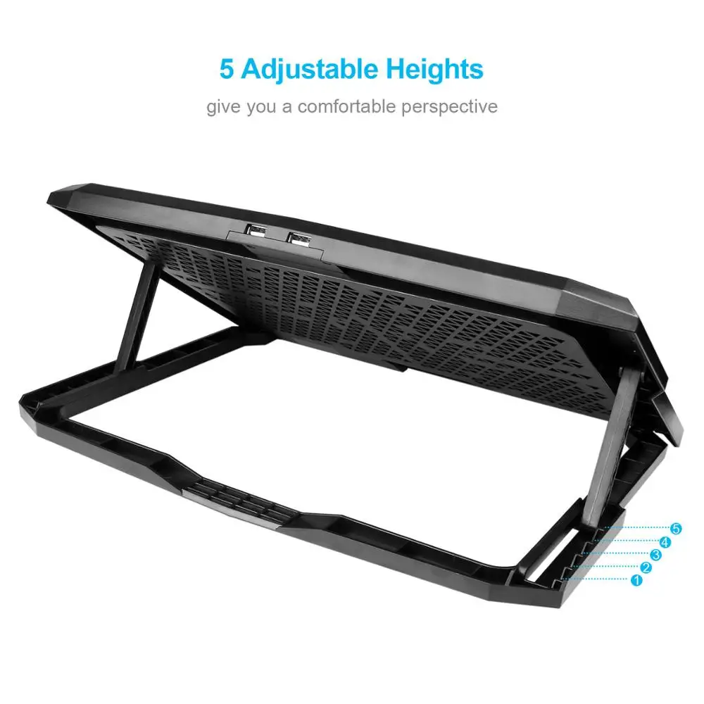 TeckNet подставка для ноутбука охлаждающая с охлаждающим вентилятором на 2000 об/мин