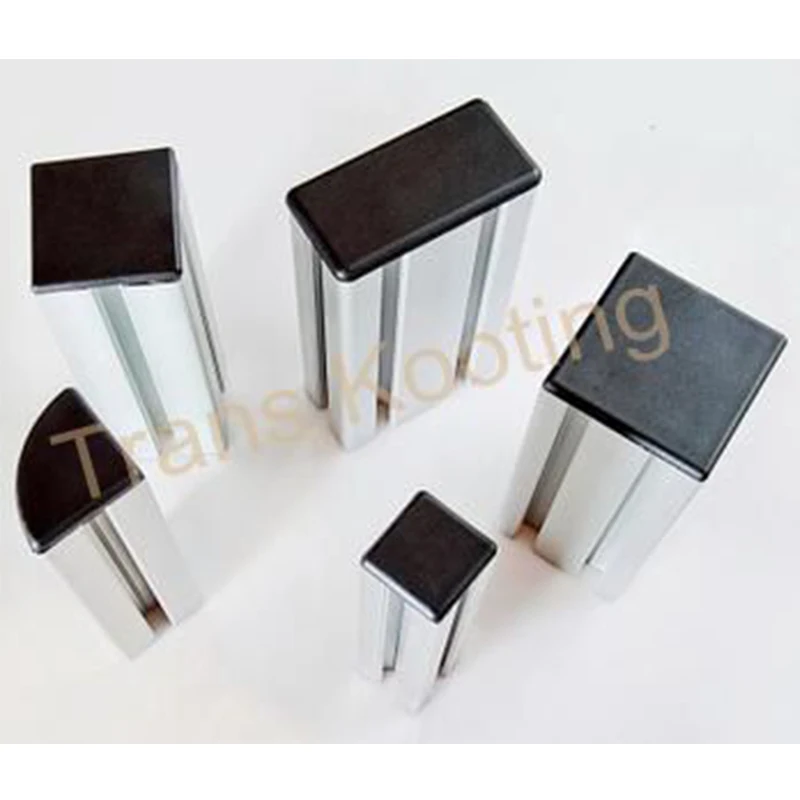 Крышка торцевой крышки для алюминиевого Profilfe черный пластик АБС 2020 3030 4040 4545 6060