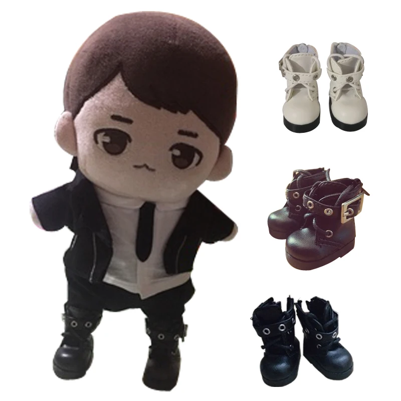 

2019 doll shoes leather shoes Stuffing Plush 20cm EXO doll leather shoes