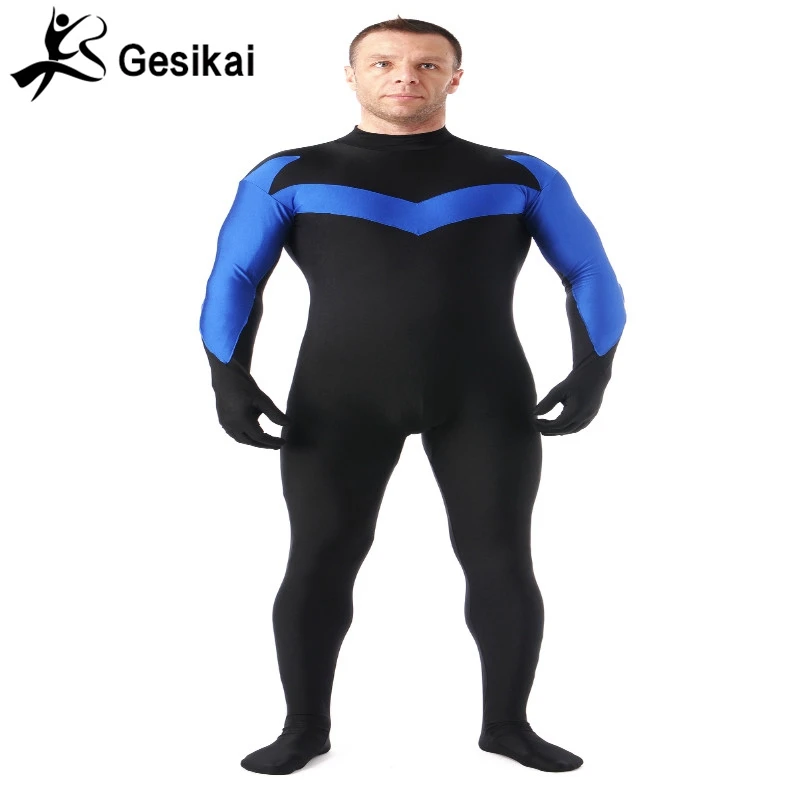 2017 горячая распродажа для взрослых Найтвинг супер герой лайкра спандекс