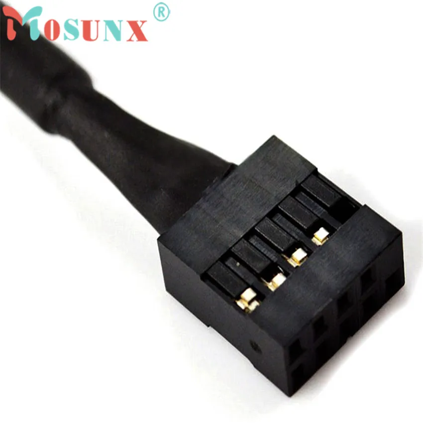 Новый USB 2 0 9Pin корпус папа к материнской плате 3 20pin женский кабель|usb mickey|usb 2.0 host