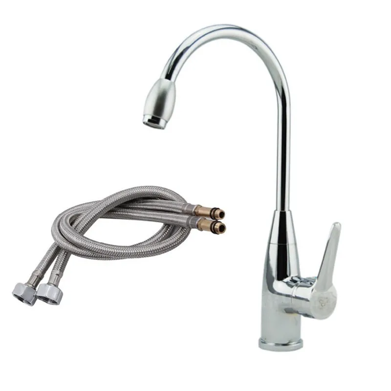 Новый Горячий/Холодный Хромированный Смеситель Воды смеситель для кухни Ванная