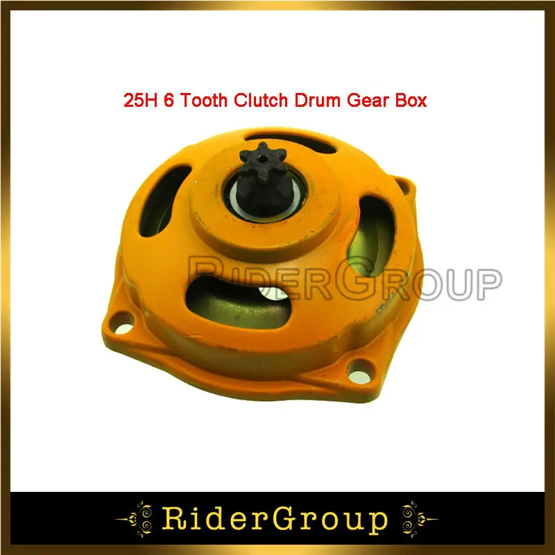 Барабан сцепления 25H 6 зубьев для 2 тактного двигателя 47cc 49cc|box for|box boxbox for gold |
