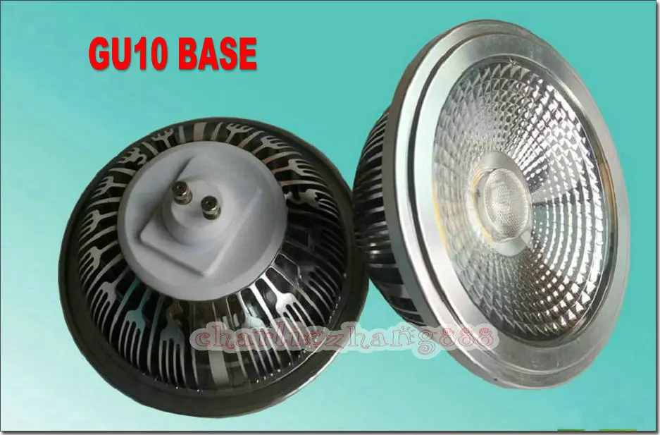 Светодиодный точечный светильник AR111 с регулируемой яркостью 12 Вт 15 GU10/E27/G53