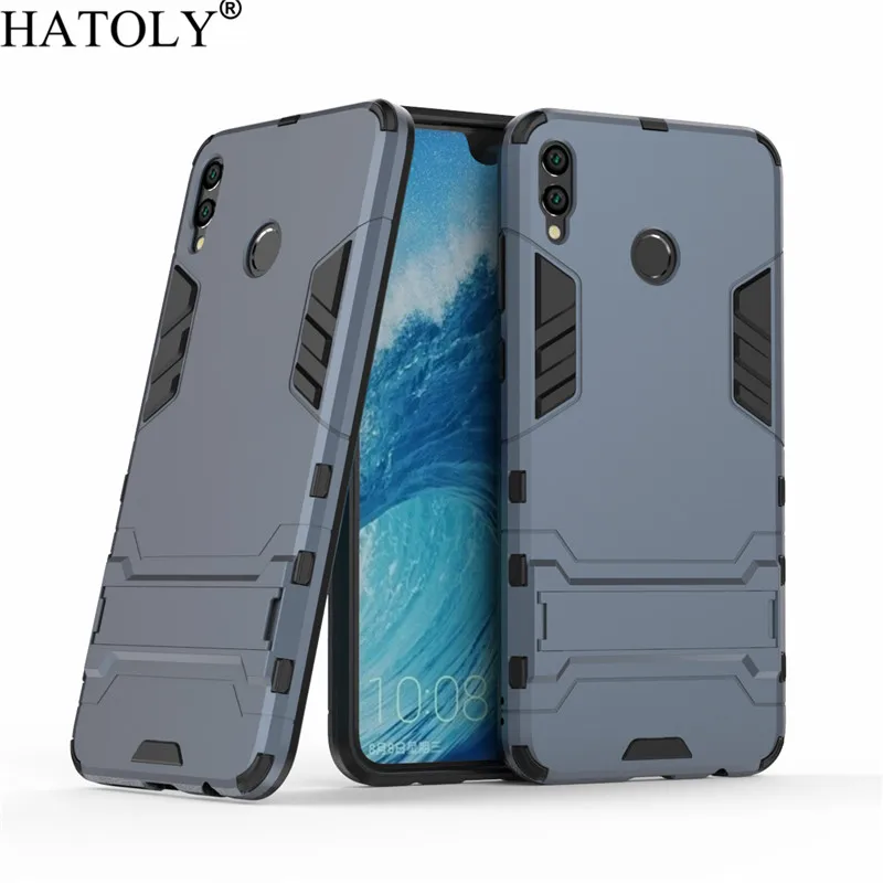 Чехол для Huawei Honor 8X Max HATOLY Жесткий из силиконовой резины с роботом Enjoy Max|Бамперы| |