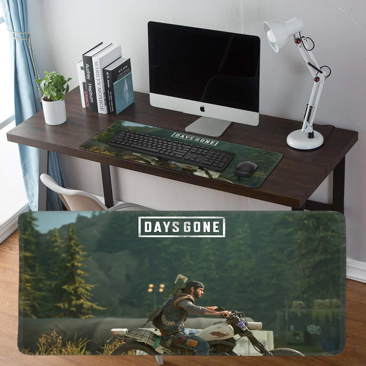 YIMAOC 40*90 cm Large Mouse Pad Gamer Mousepad Rubber Gaming Desk Mat with Locking Edge Days Gone | Компьютеры и офис