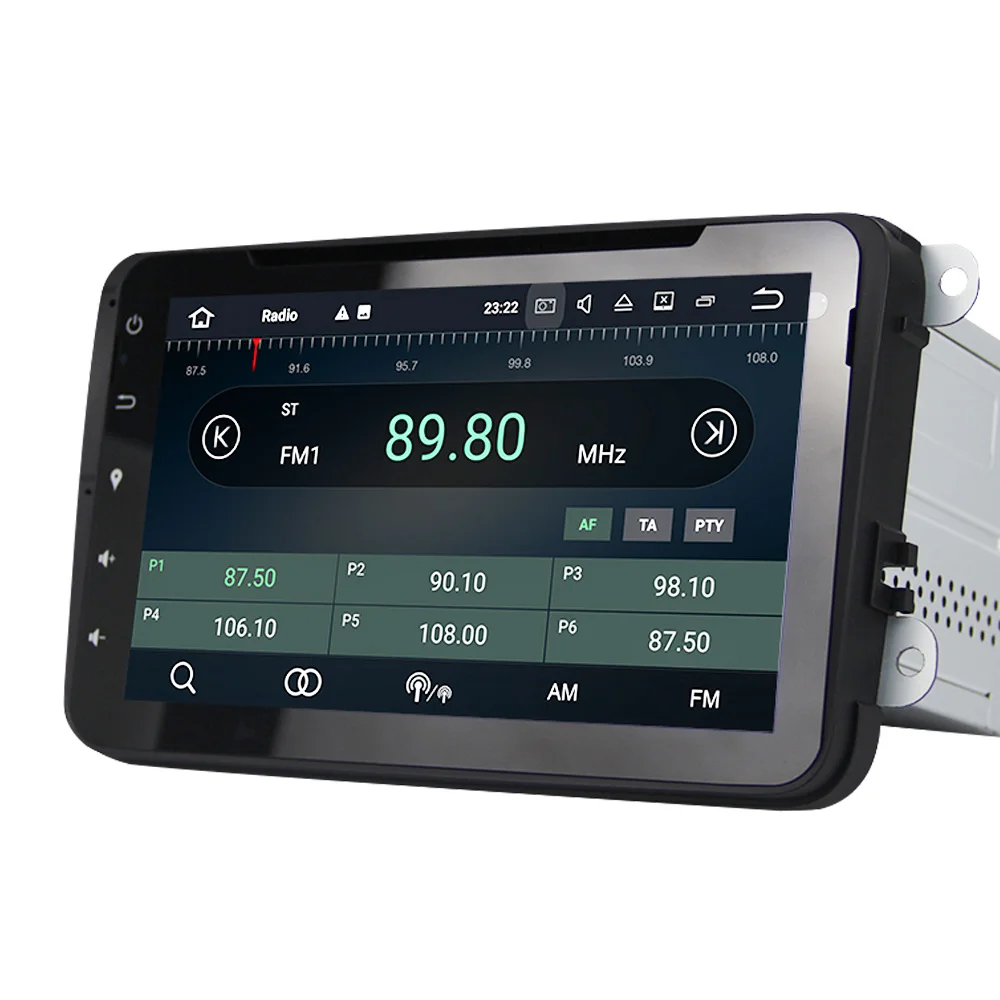 Eunavi 2 din 8 ''Android 0 Octa Core автомобильный DVD плеер с gps навигатором для VW Golf MK6 5 поло