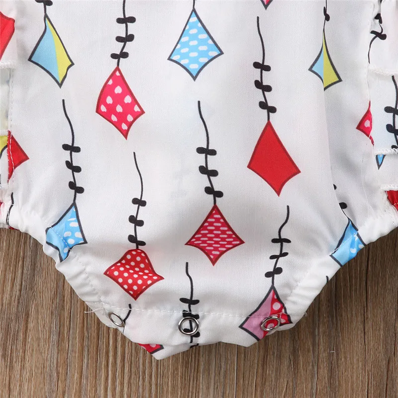 

Newborn Infant Baby Girls Romper Jumpsuit Dress Outfits Sunsuit Clothes Baby Clothes Lucky Child Cotton Romper