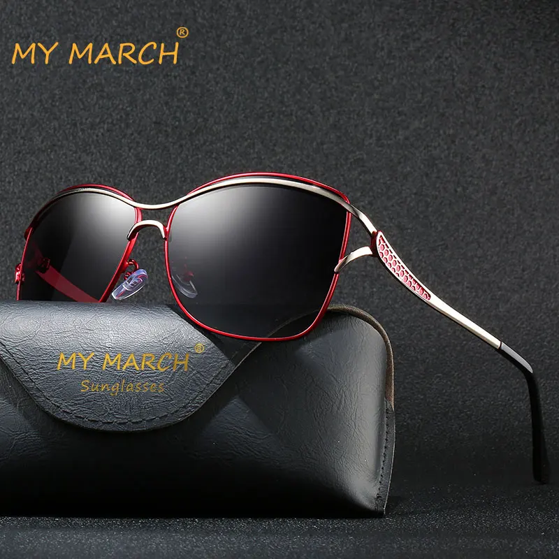 Женские градиентные солнцезащитные очки MYMARCH брендовые дизайнерские в большой