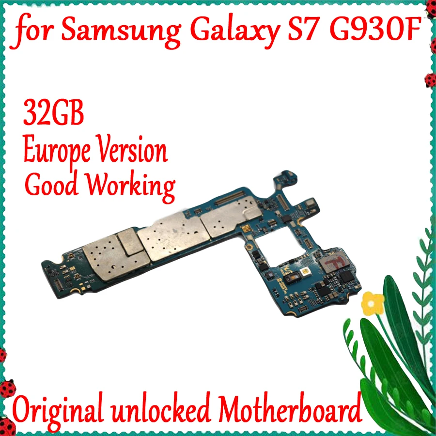 Новое поступление материнская плата для Samsung Galaxy S7 G930F оригинальная Заводская