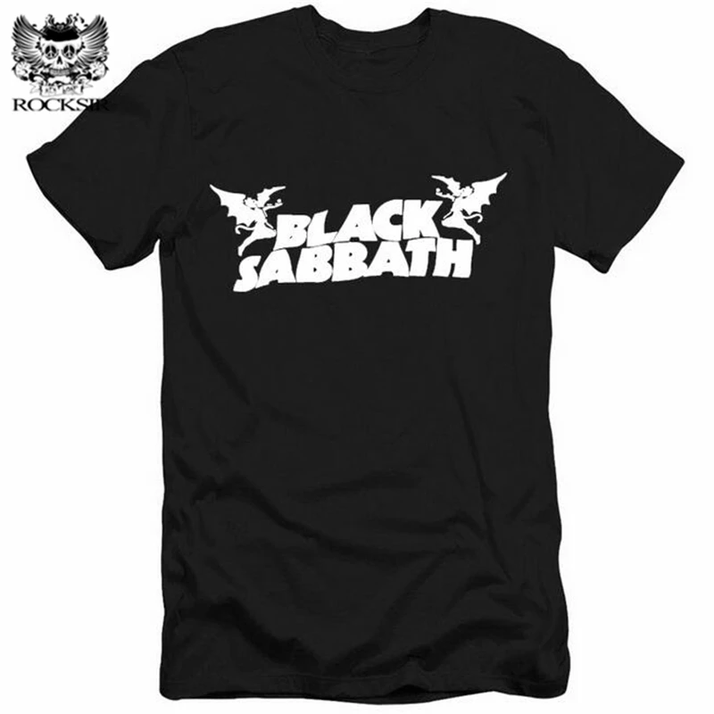 Rocksir Новая Черная Sabbath футболка рок Мужская wo s черные хлопковые футболки Homme хип