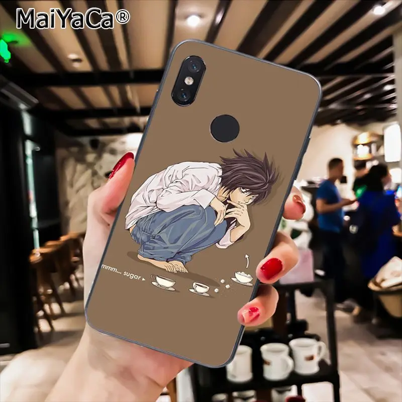 MaiYaCa Death Note Ryuk kira Coque Shell чехол для телефона Xiaomi Redmi4X 6A S2 Go Redmi 5 5Plus Note4 Note5 7 Note6Pro