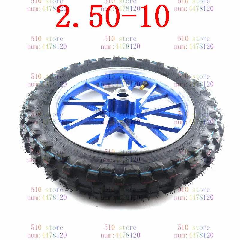 

high quality 2.50x10 REAL Wheel Tire with Rim Tyre fit Dirt Pit Trail Bike Buggy