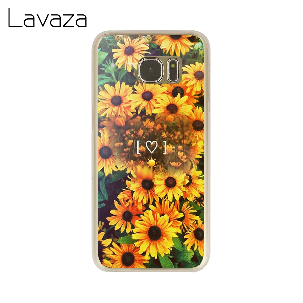 Lavaza маленькая Маргаритка Подсолнух чехол для samsung Galaxy J7 J6 J5 J3 J1 J2 2018 2017 2016 2015 США ЕС