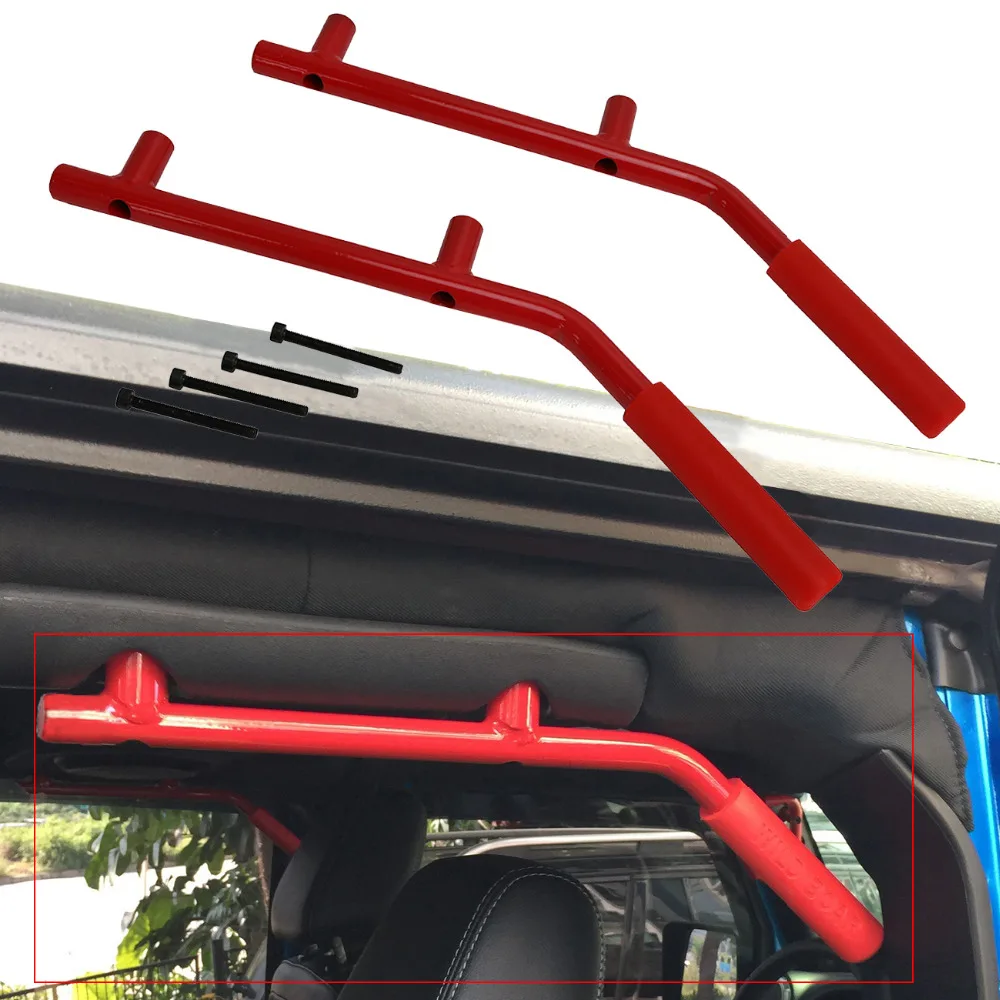 1 пара подлокотник для Jeep Wrangler JK и Unlimited 4 door 2007 2017|jeep armrest|jeep wrangler armrestroll bar handles |