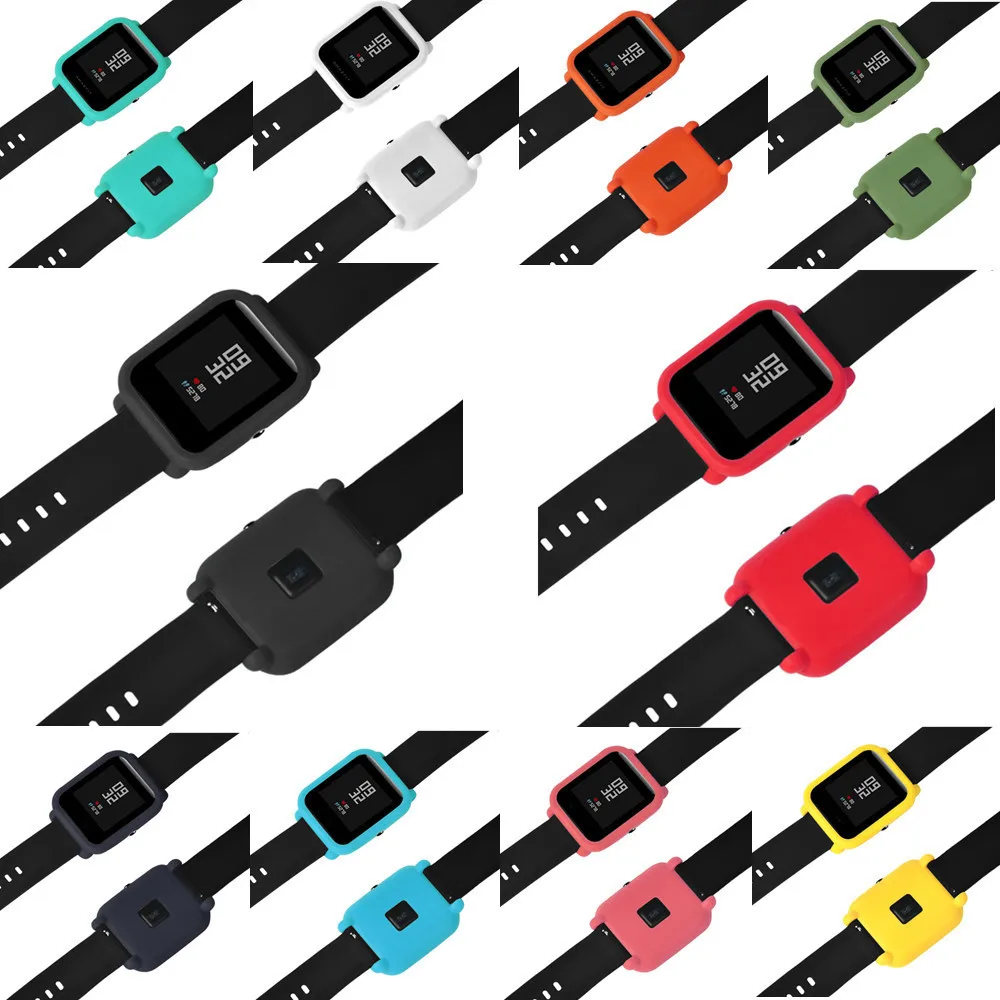 Мягкий ТПУ защитный силиконовый чехол для Huami Amazfit Bip Youth Watch SmartWatch Watachband