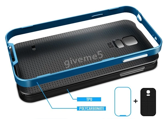 Pro New PVC Flip Mobile Phone Case Cover For Samsung Galaxy S5 Blue Silver Gold Color |