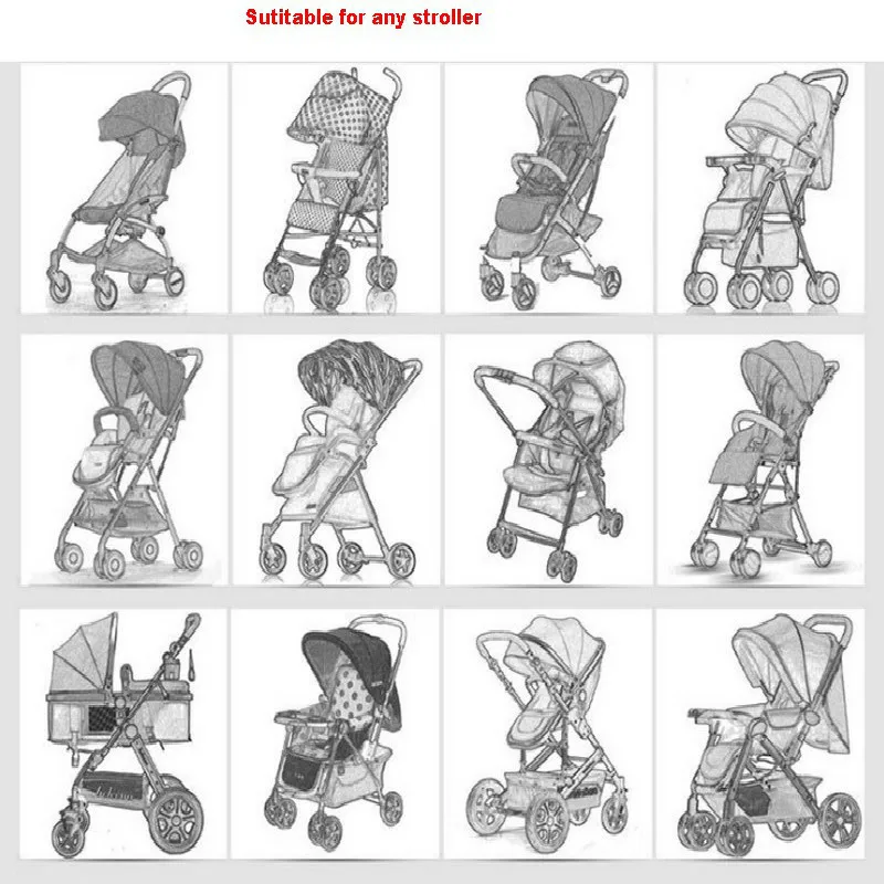 Непромокаемый дождевик для детских колясок коляска универсальная непромокаемая