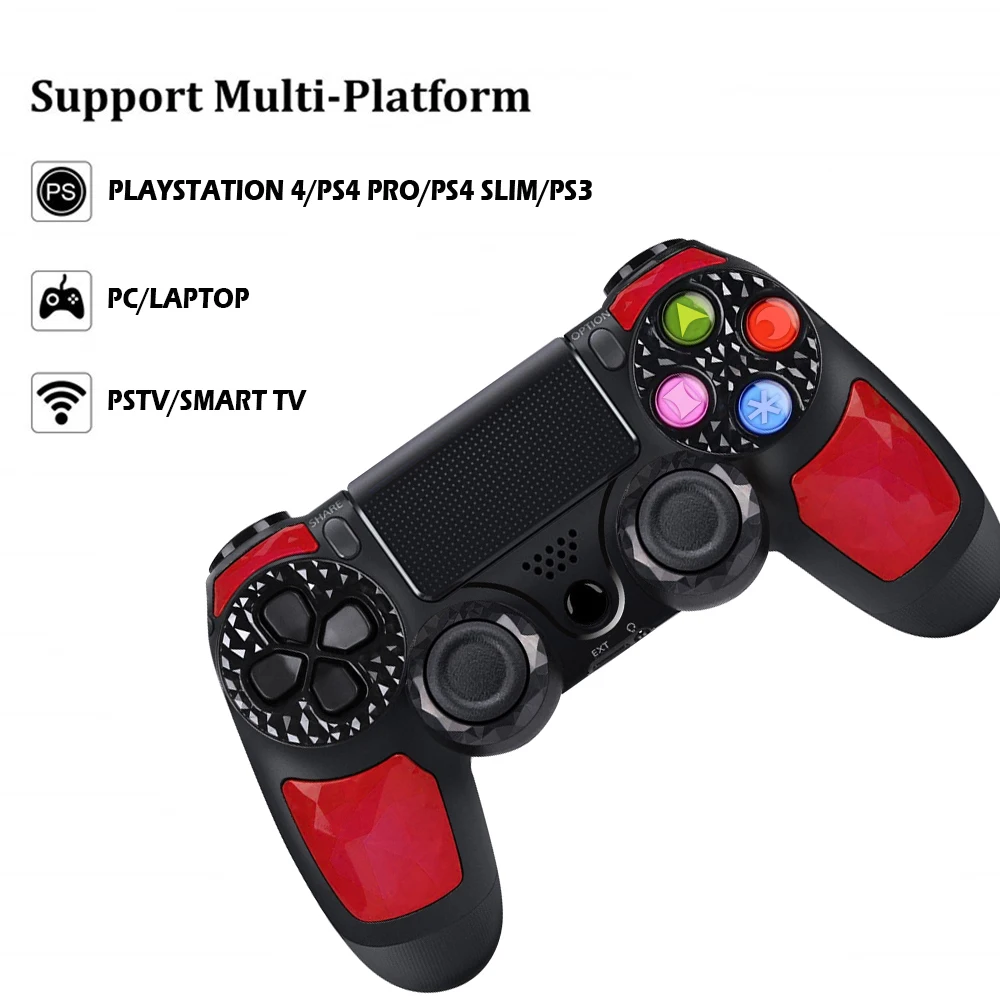 Беспроводной контроллер для Sony PlayStation 4/PS3/PC светильник бар doubke shock4 встроенный