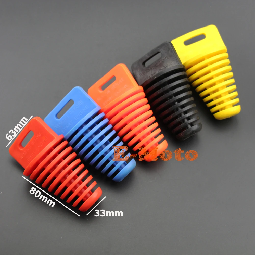 Красный глушитель выхлопной трубы заглушка для мытья ДЛЯ CRF YZF WRF KXF KLX RMZ RMX DRZ