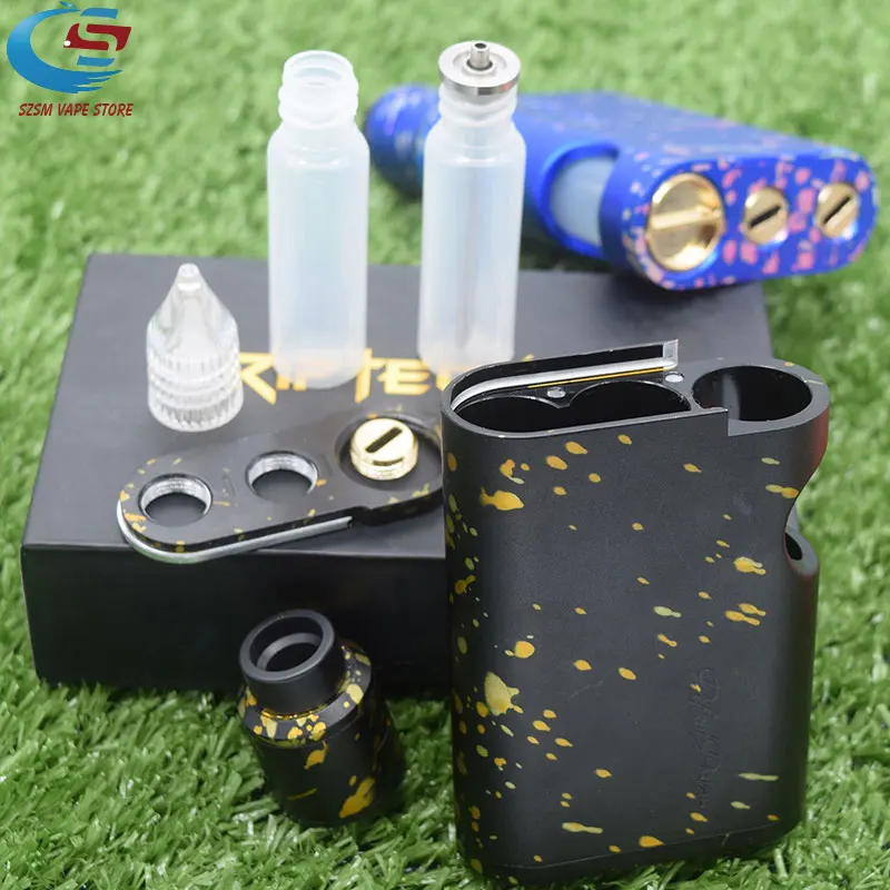 Электронная сигарета 528 Custom Driptech DS BF box kit 2*18650 батареи в параллельном алюминиевом