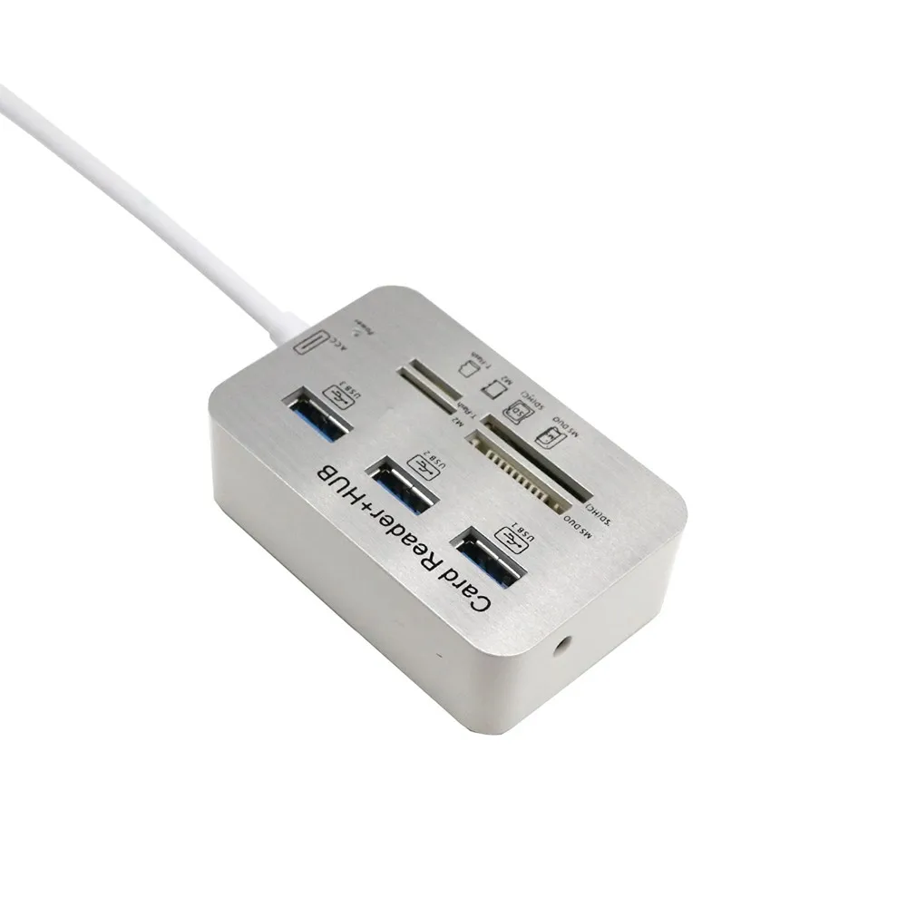 Горячая Распродажа USB концентратор 3 0 Мульти разветвитель портовый считыватель