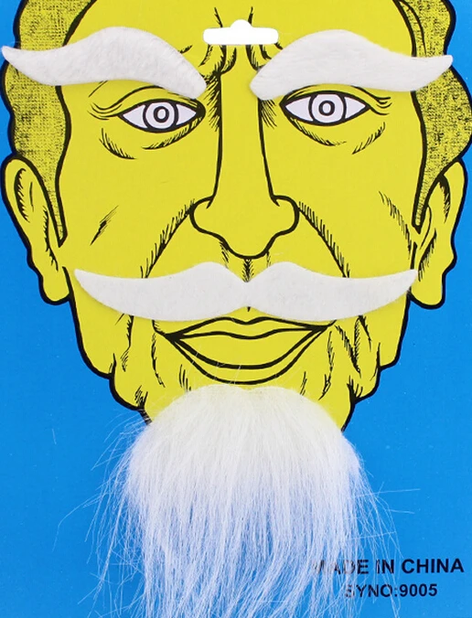 10 комплектов костюм на Хэллоуин и Рождество нарядное платье с имитацией усов