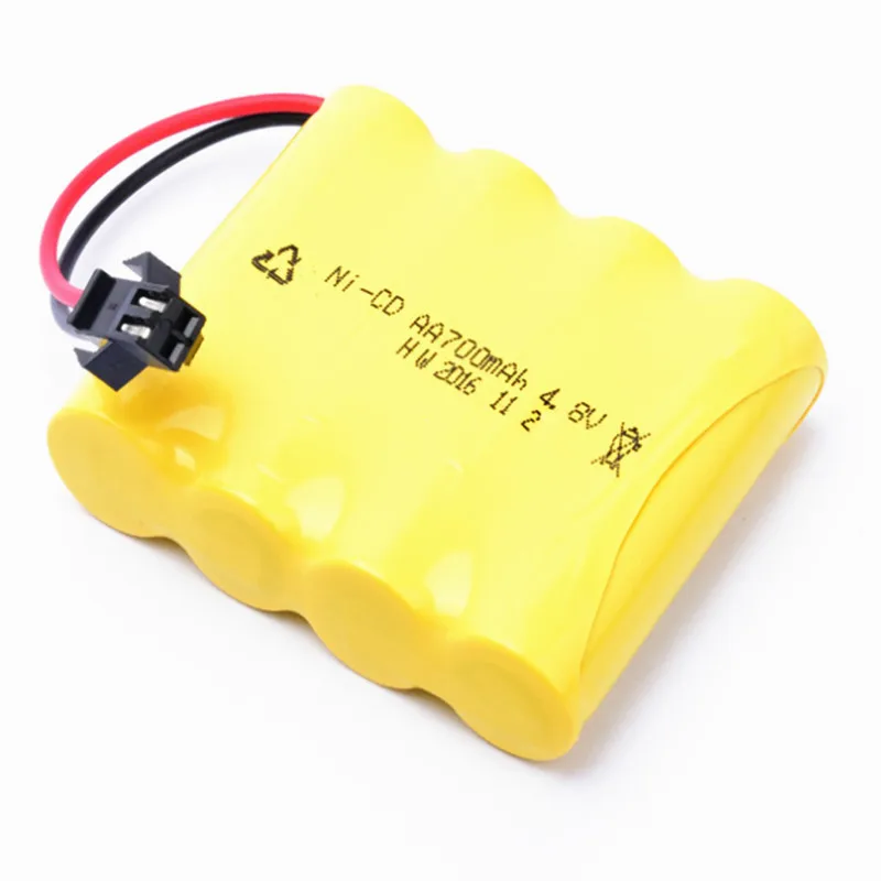 1PCS battery 4,8 v 700 mah перезаряжаемый ni-cd аккумулятор для дистанционного управления игрушки Электрический автомобиль 4,8 v nicd никель-кадмиевый аккумулятор упаковка лодка с дистанционным управлением игрушечный автомобиль - Цвет: 1PCS battery