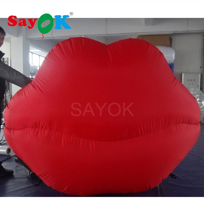 2mH Inflatable Red Heart 4x3m Arch 1.5mH Lip for Valentines' Day Wedding Ground Event Decorations | Игрушки и хобби