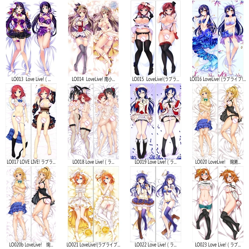 Японское аниме LoveLive! Сексуальный обнимающий Чехол-Подушка для школы idol project