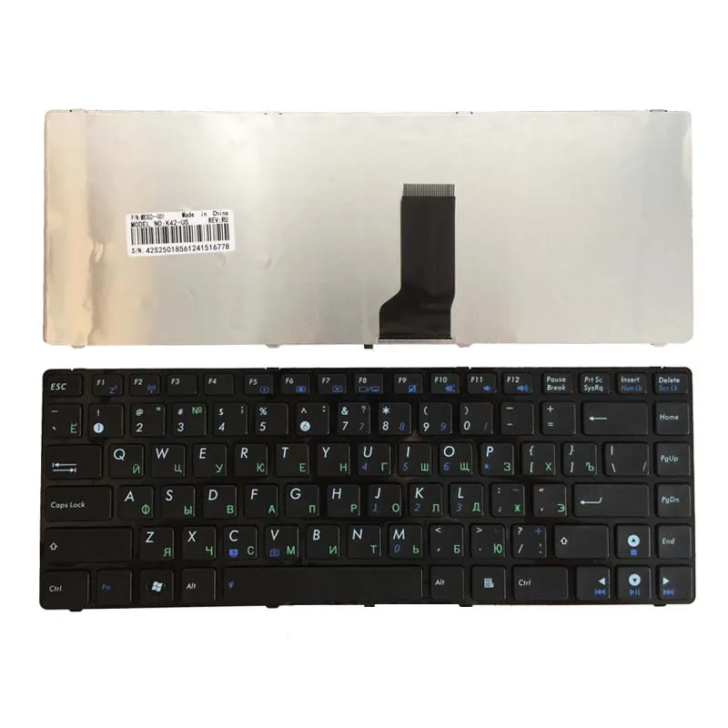 

Russian Keyboard for ASUS N82 N82J N82JQ N82JG N82JV K43SJ K43SM K43S X43 A42 A42D A42J RU Black