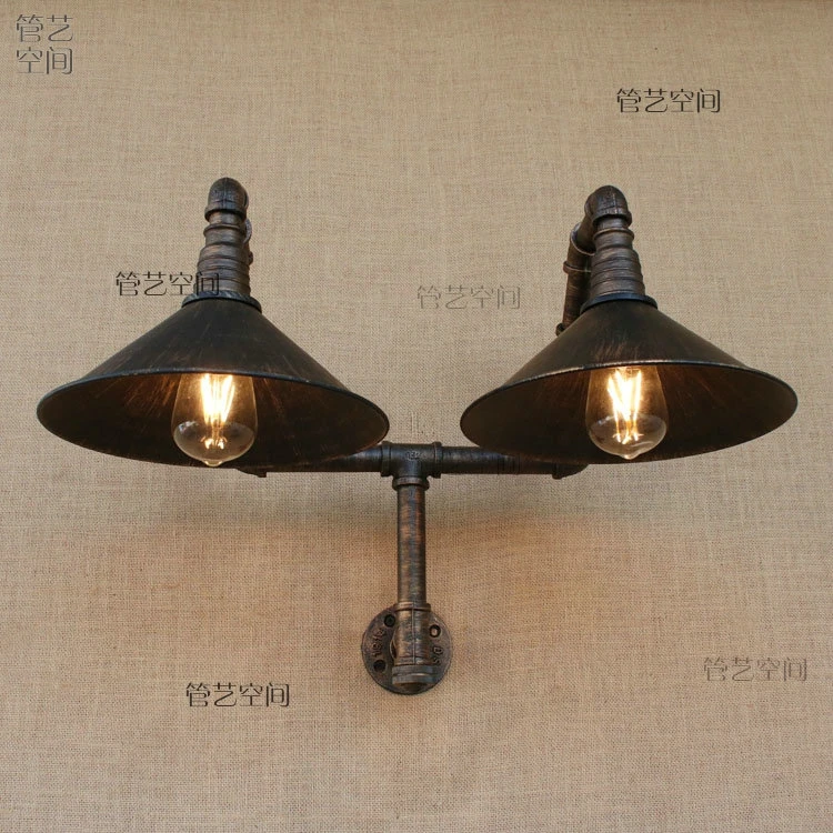 Настенный светильник в стиле ретро Лофт освещение для водопроводной трубы