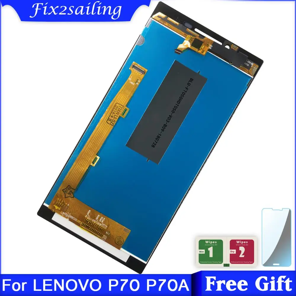 ЖК дисплей с дигитайзером для Lenovo P70 5 0 дюйма сенсорный экран в сборе P70|Экраны