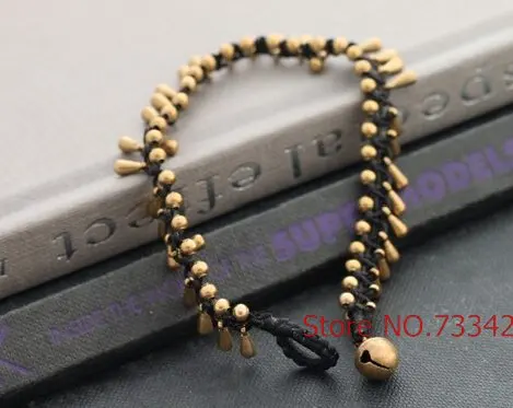 Бесплатная доставка! каплевидный латунный плетеный браслет ручной работы тканый