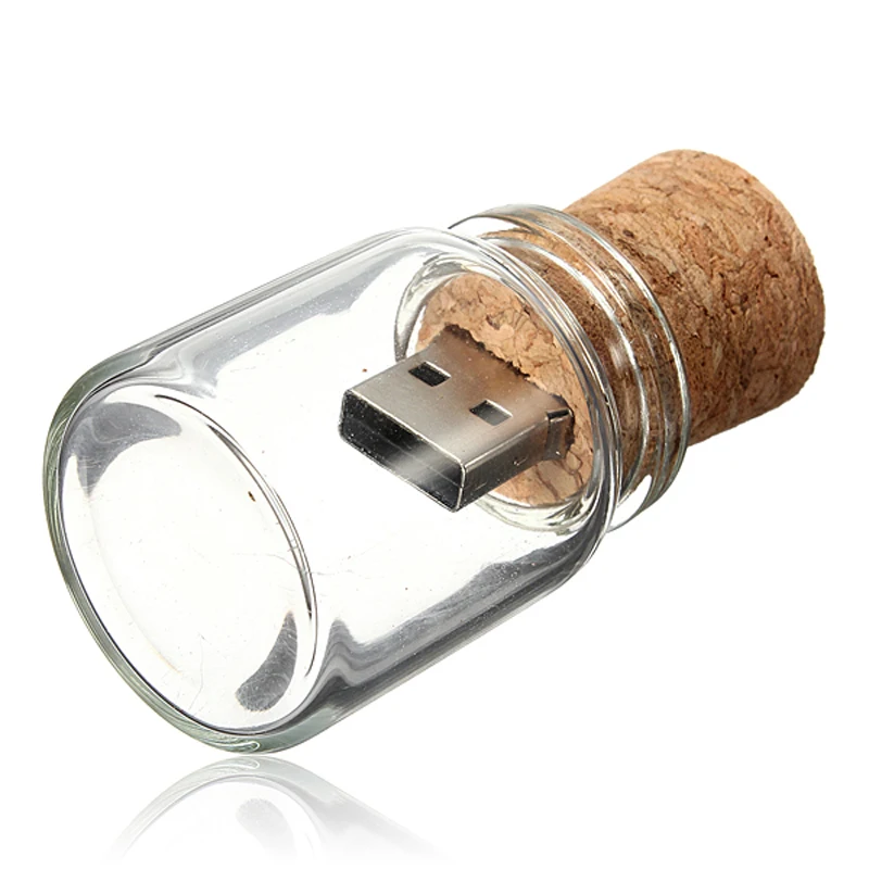 Drift Bottle style Pendrive 4 ГБ 8 Желая бутылки USB флешка 16 32 Гб 64 ручка-накопитель вилка