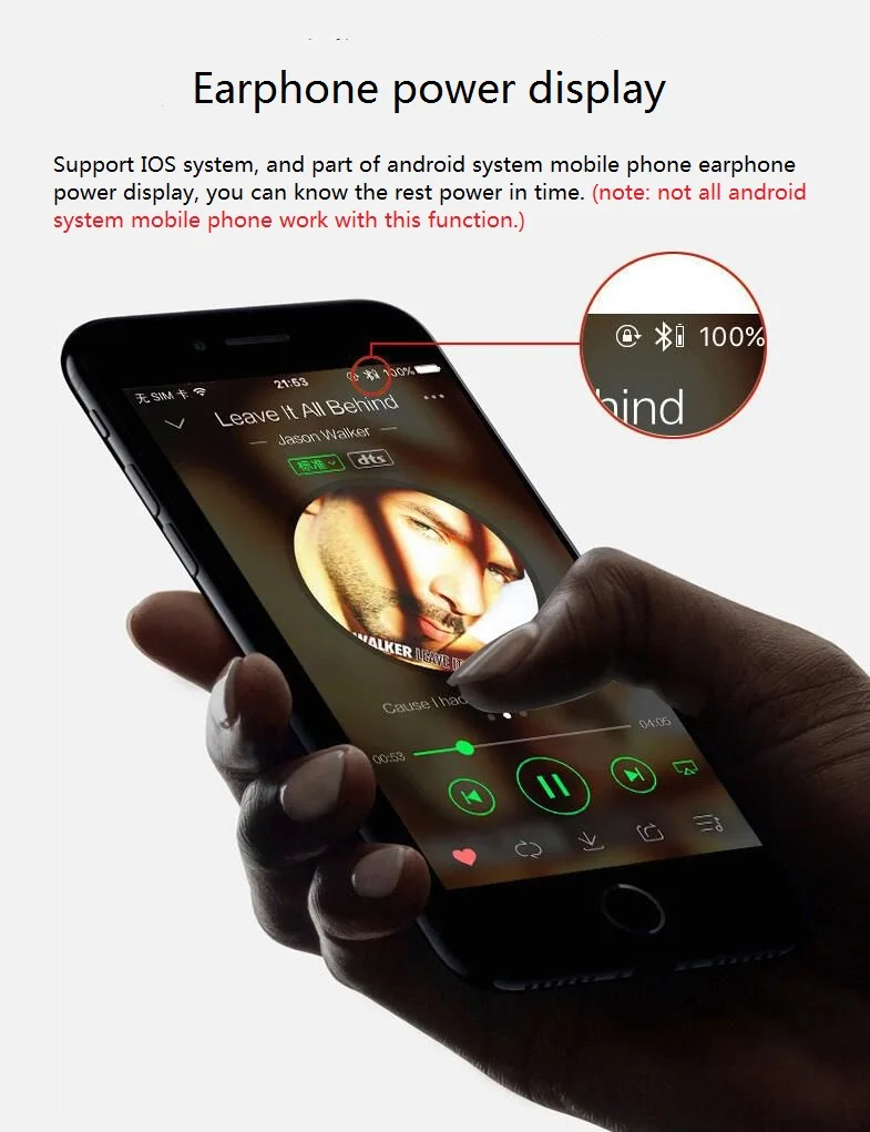 Высококачественные портативные беспроводные Bluetooth наушники спортивные для