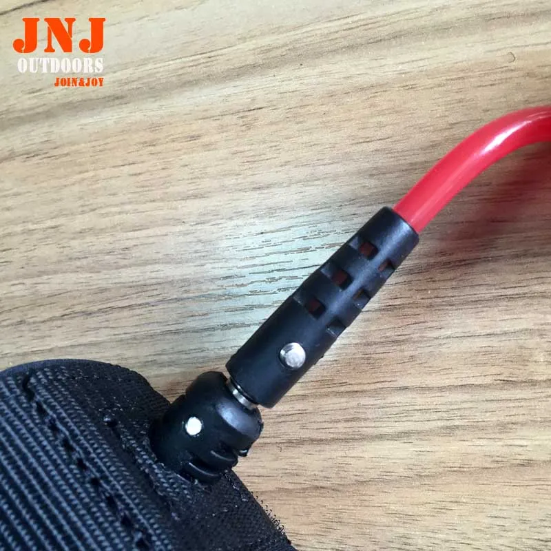 Бесплатная доставка 10 футов 7 мм красный шнур для серфинга на доске из ТПУ