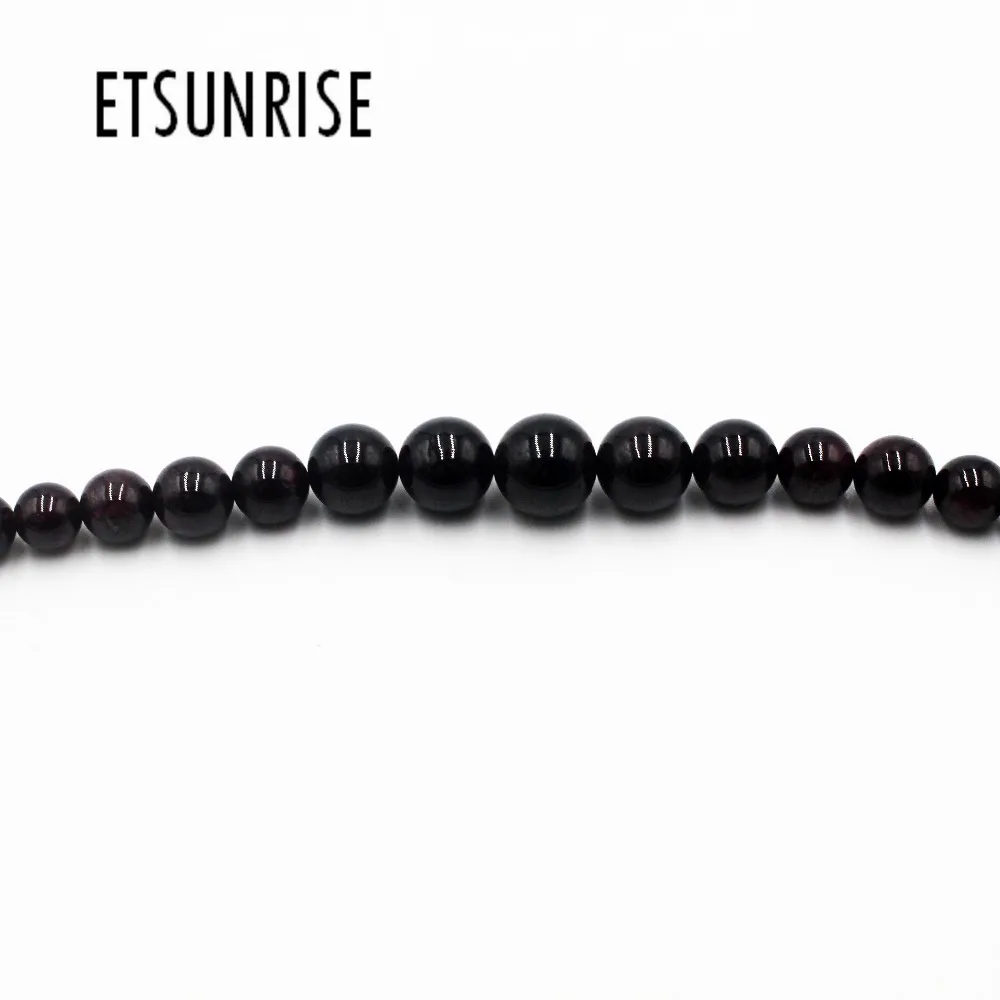 ETSUNRISE N0042 натуральный гранат камень бусины красное вино башня Шаговая решетка